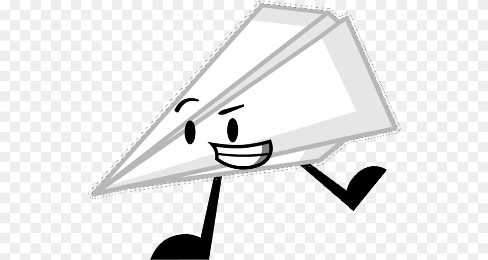 Paper Airplane Pose Paper Plane Bfdi, Blade, Dagger, Knife, Weapon Free Transparent Png