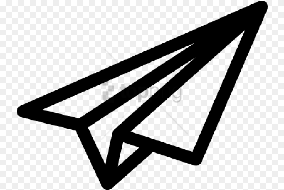 Paper Airplane Symbol Images Paper Airplane Icon Svg, Arrow, Arrowhead, Weapon, Bow Free Png Download