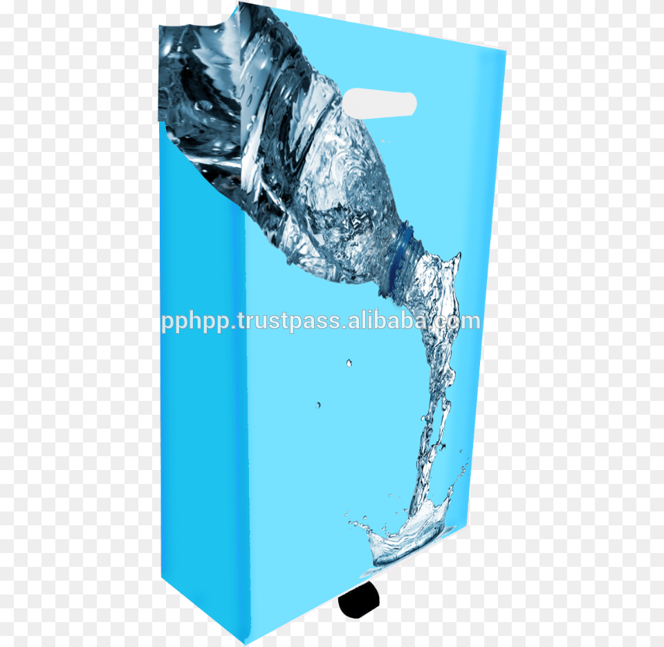 Paper Bag Hole Handle Sq Bottom With Trolley 39ampquot Carton, Bottle, Beverage, Mineral Water, Water Bottle Png