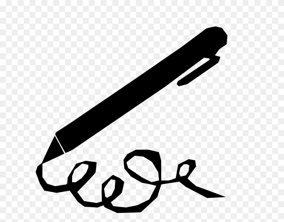 Paper Black And White Pens Drawing Cartoon, Gray Png Image