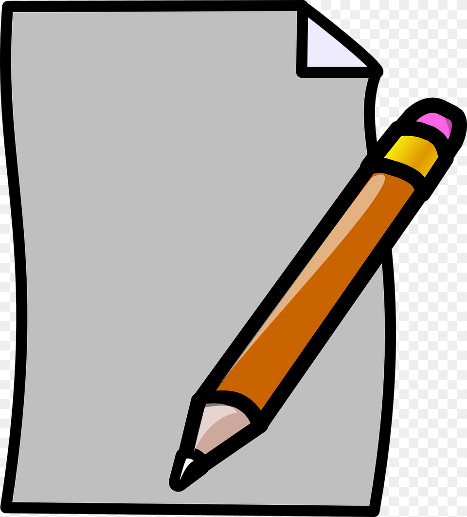 Paper Blank Pencil Free Picture Transparent Pencil And Paper Png