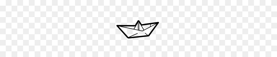 Paper Boat Icons Noun Project, Gray Free Transparent Png