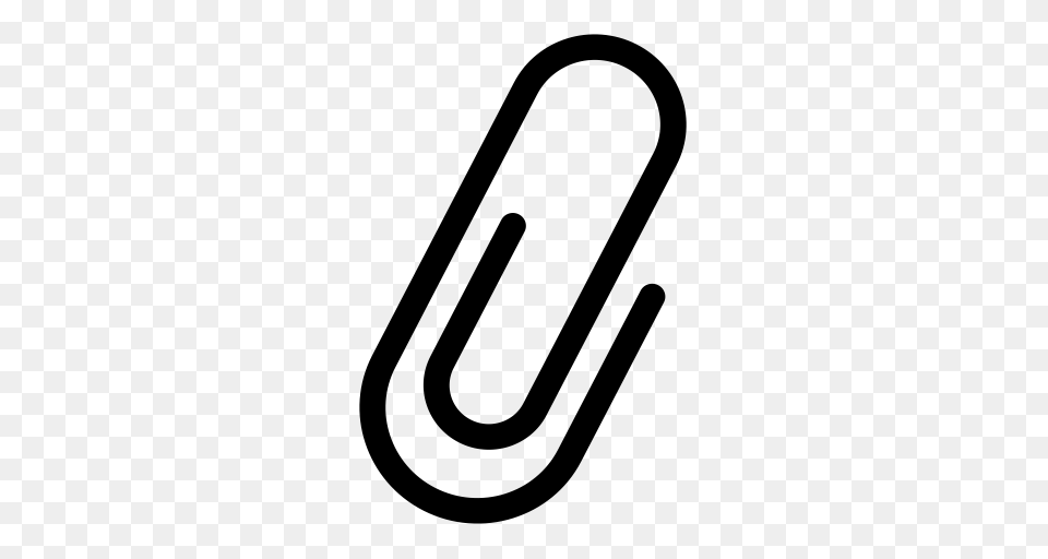 Paper Clip Clip Paper Connect Pn With And Vector, Gray Free Png Download