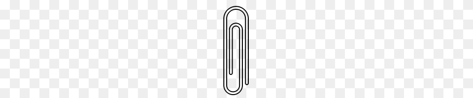 Paper Clip Icons Noun Project, Gray Free Transparent Png