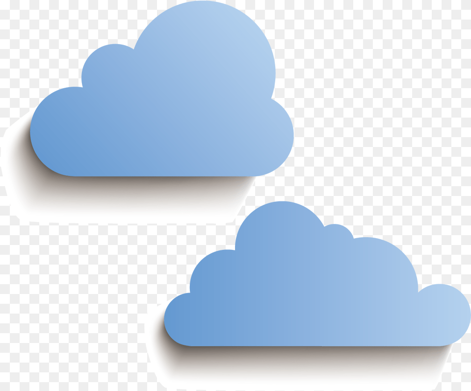 Paper Cloud Blue Clouds Paper Cloud, Ice, Nature, Outdoors, Sky Free Png Download