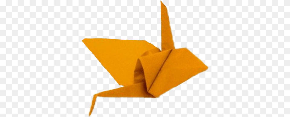 Paper Crane Origami Orange Craft Moodboard, Art Free Png Download