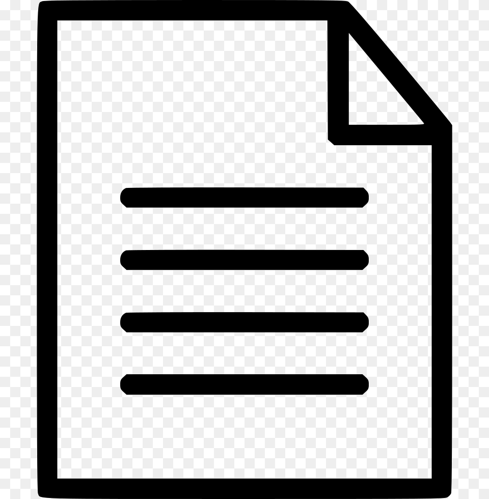 Paper Document Report Statement Text Summary Icon, Symbol Free Png