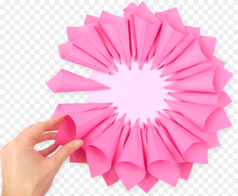 Paper Flowers Como Hacer Flor Dalia De Papel, Art, Origami Free Png Download