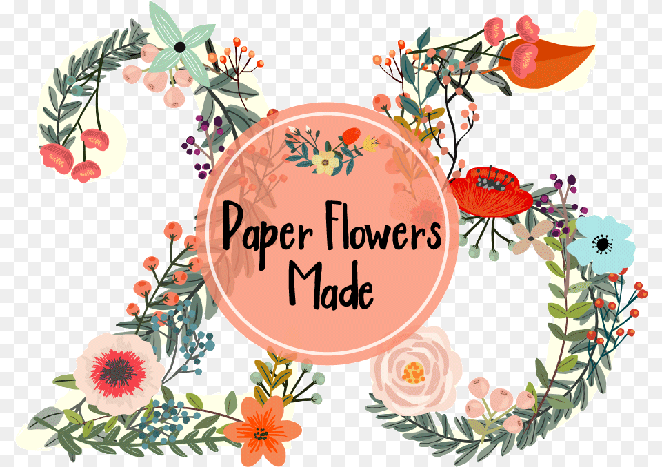 Paper Flowers Number Flower, Art, Floral Design, Graphics, Pattern Free Png Download