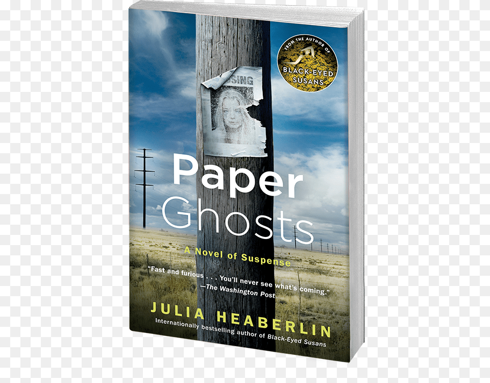 Paper Ghosts A Novel Of Suspense, Advertisement, Book, Publication, Poster Free Png