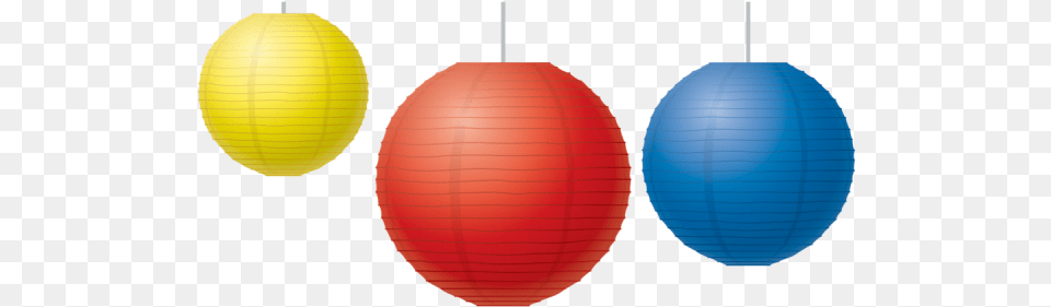 Paper Lanterns Red Yellow U0026 Blue Sphere, Lamp, Balloon, Chandelier Free Transparent Png