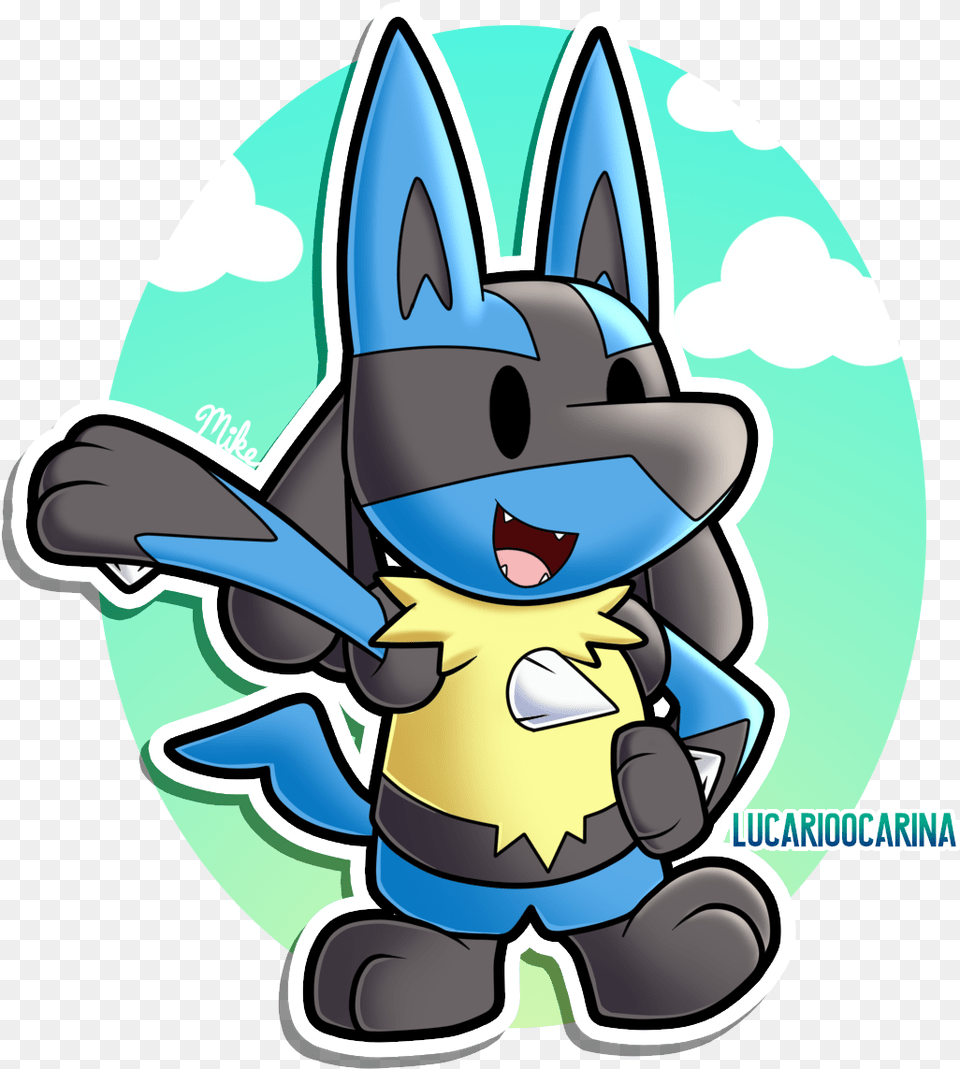Paper Lucario, Plush, Toy Png