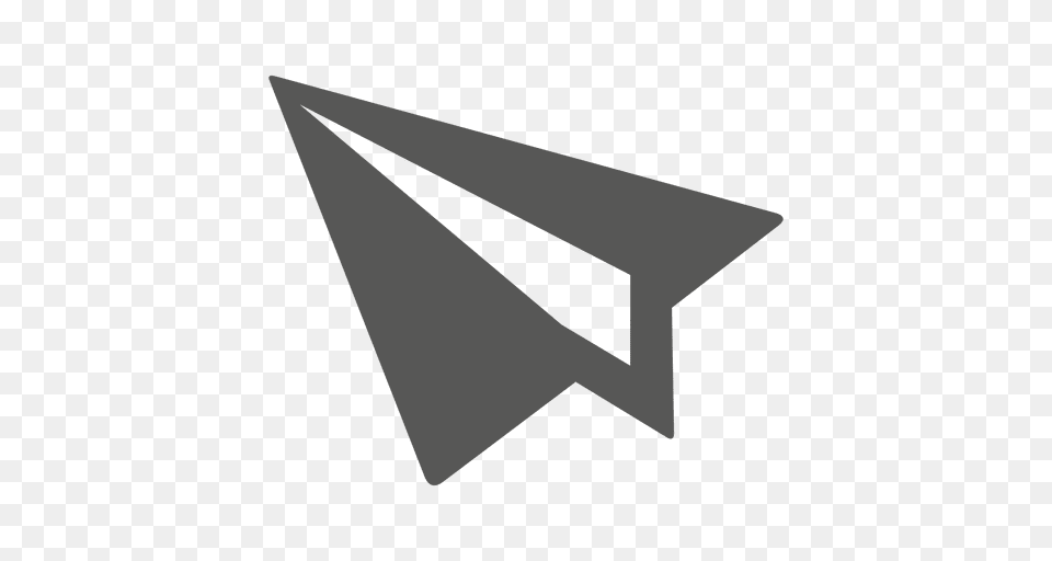 Paper Made Plane Icon, Arrow, Arrowhead, Triangle, Weapon Free Png