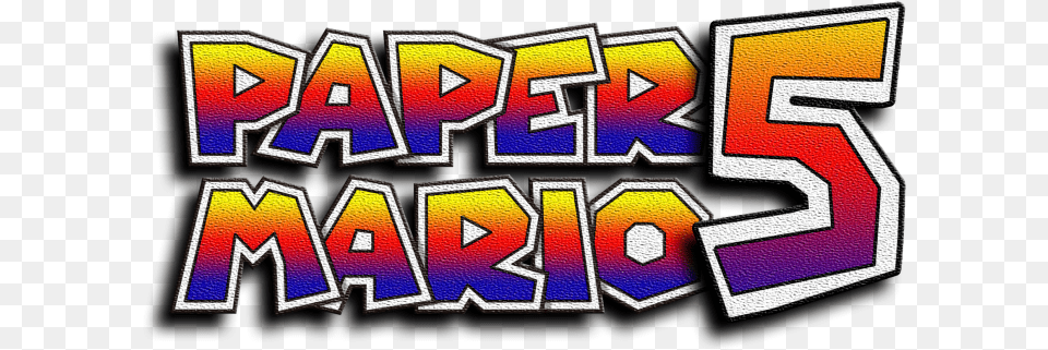 Paper Mario 5 Logo Paper Mario, Scoreboard, Art Free Png Download