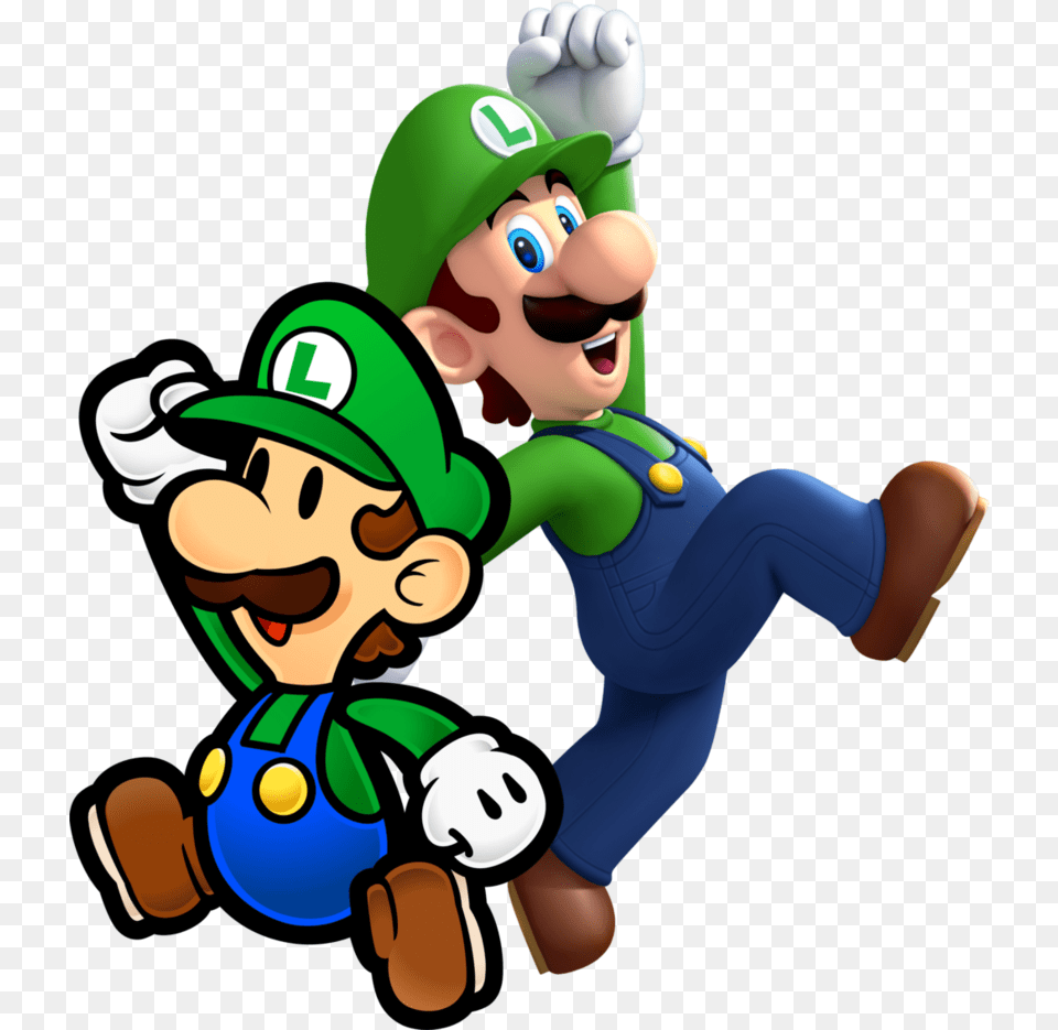 Paper Mario And Luigi, Game, Super Mario, Baby, Person Free Png