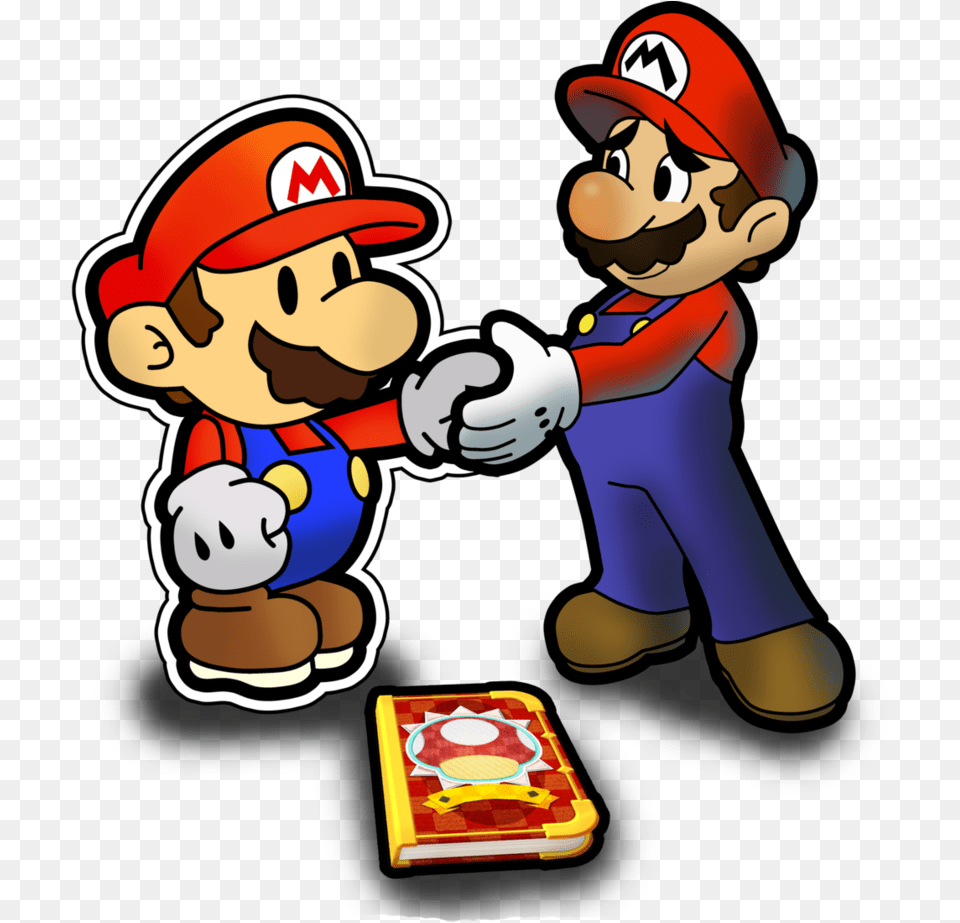Paper Mario And Mario, Baby, Person, Game, Super Mario Free Transparent Png
