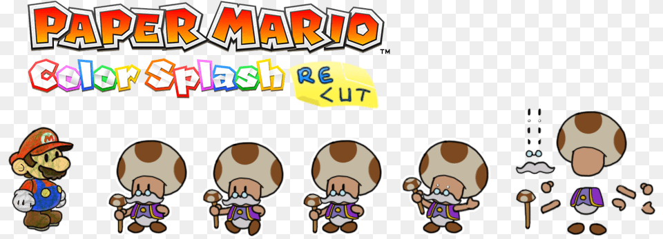 Paper Mario Color Splash Toadsworth, Baby, Person, Game, Super Mario Png