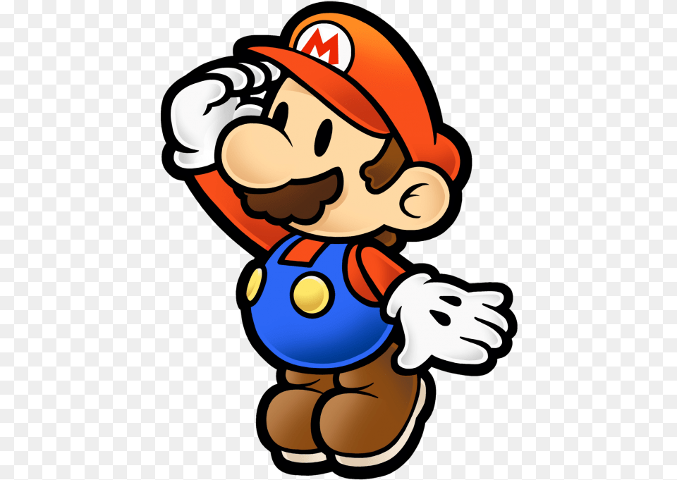 Paper Mario Curious Paper Mario, Game, Super Mario, Animal, Bear Free Transparent Png