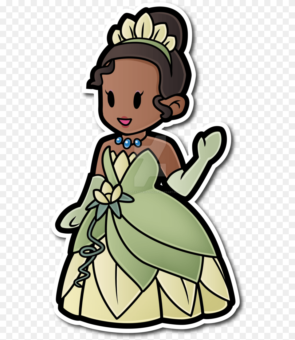 Paper Mario Disney Tiana By Decapitated Paper Mario Disney Princesses, Hula, Toy, Baby, Person Free Png Download