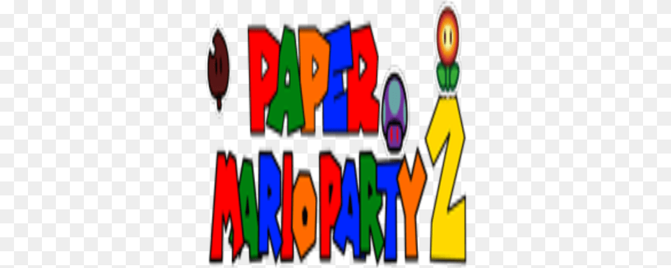 Paper Mario Party 2 Logo Roblox Dot, Dynamite, Weapon, Text Png Image