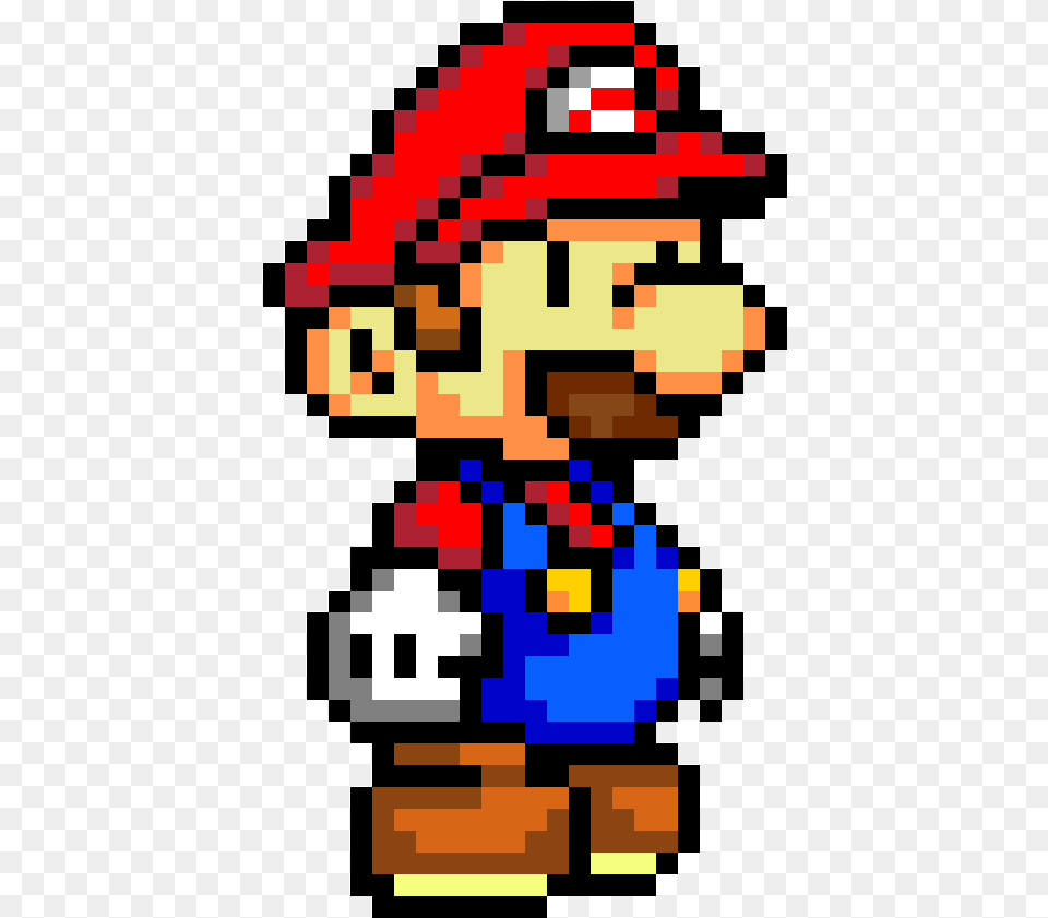 Paper Mario Pixel Art, First Aid, Game, Super Mario Free Png Download