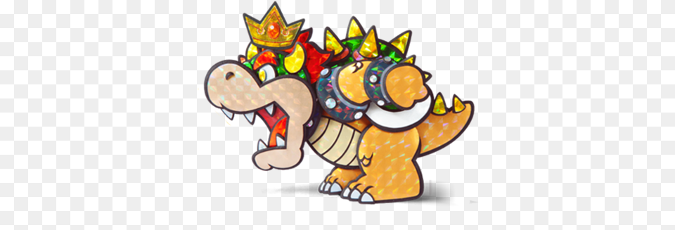 Paper Mario Sticker Star Bowser Paper Bowser Sticker Star, Art, Smoke Pipe Free Png