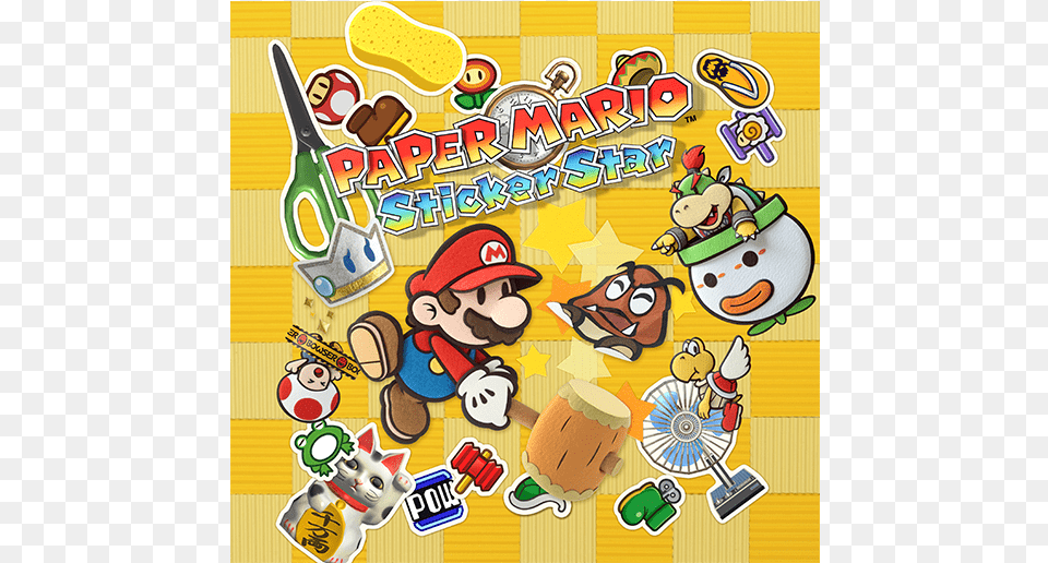 Paper Mario Sticker Star Ost, Game, Baby, Person, Super Mario Png Image