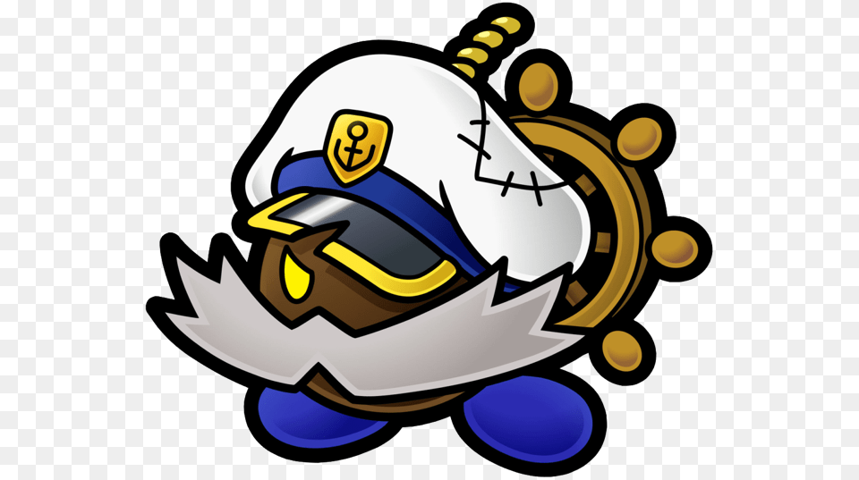 Paper Mario The Thousand Year Door Bobbery, Helmet, Device, Grass, Lawn Free Transparent Png