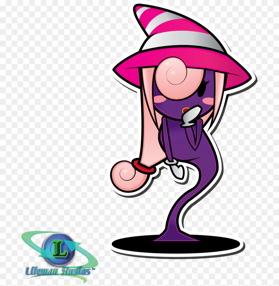 Paper Mario Thousand Year Door Peach Dancing, Baby, Person, Purple Png Image