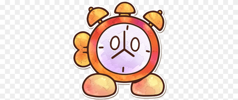 Paper Mario Time Bomb By Cavea D7r6wg8 Paper Mario, Alarm Clock, Clock Free Png Download