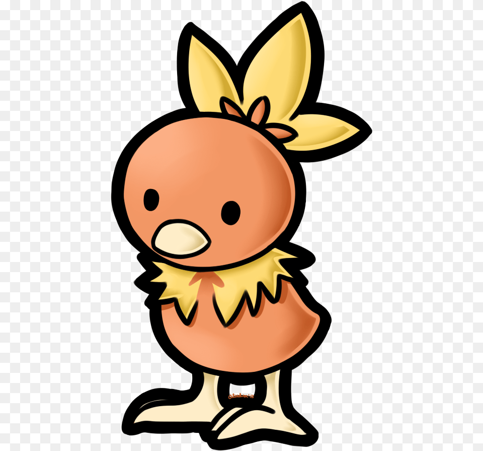 Paper Mario Torchic Cartoon Png