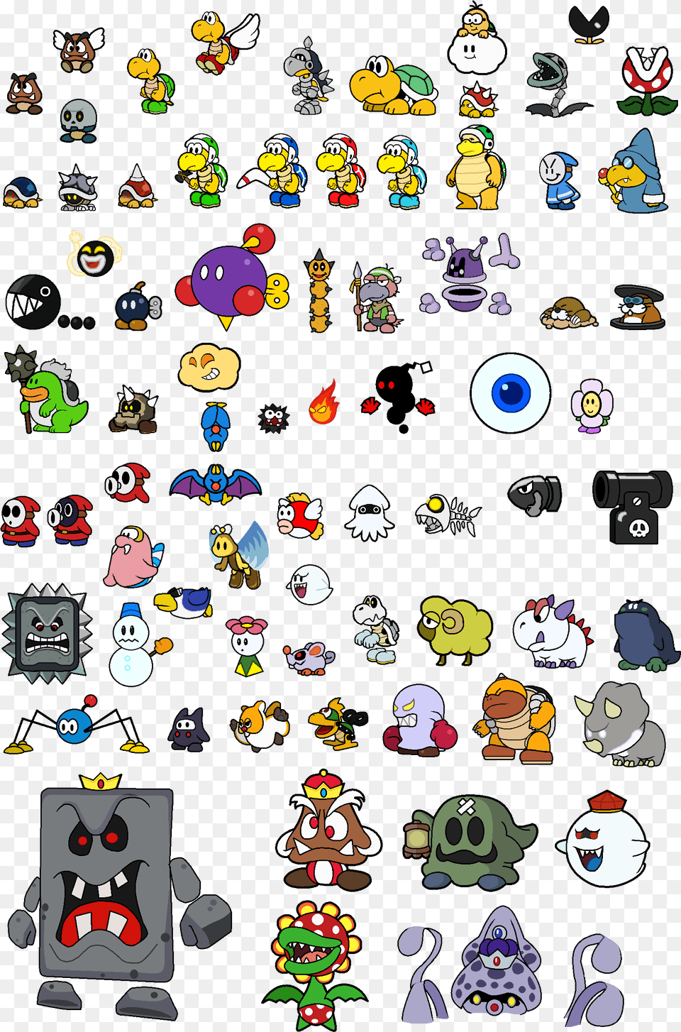 Paper Mario Updated Sprites Redux Paper Mario All Stars, Sticker, Person, Baby Png