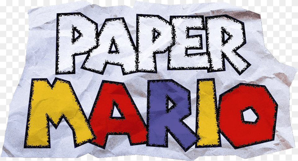 Paper Mario Video Game Logopedia Fandom Paper Mario 64 Logo, Banner, Text Free Png Download