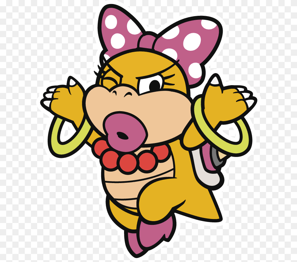 Paper Mario Wiki Paper Mario Color Splash Wendy, Dynamite, Weapon Free Transparent Png