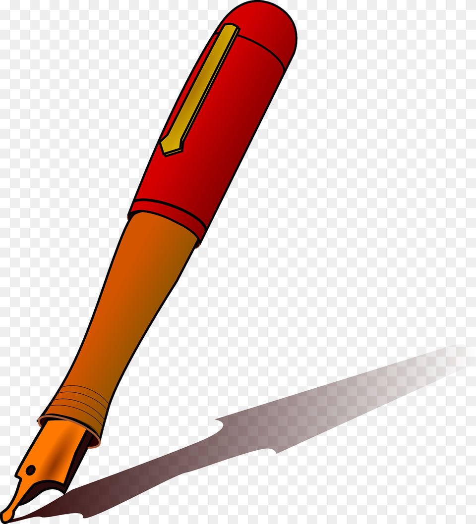 Paper Marker Pen Clip Art, Fountain Pen Free Png Download