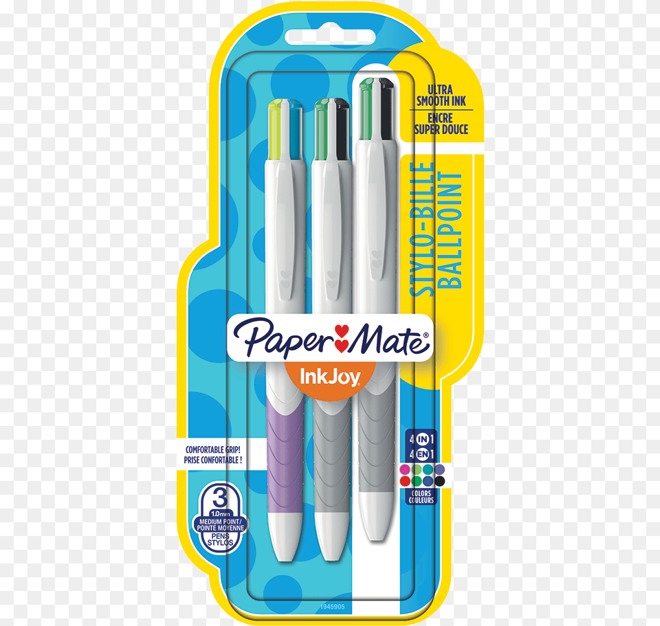 Paper Mate Inkjoy 4 Color Pen, Marker, Brush, Device, Tool Free Transparent Png