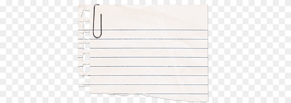 Paper Paper Clip Lines Feint Torn Note To Write Darkness, Page, Text Png Image