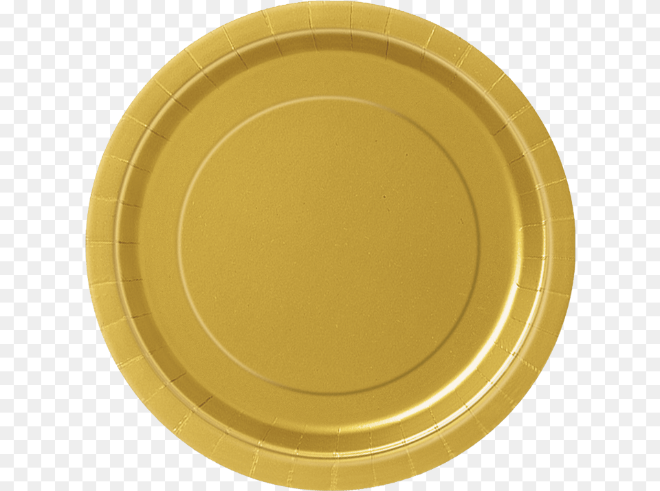 Paper Party Plates Gold 9quot Paper Luncheon Plates 8 Pack Party Supplies, Plate Free Png Download