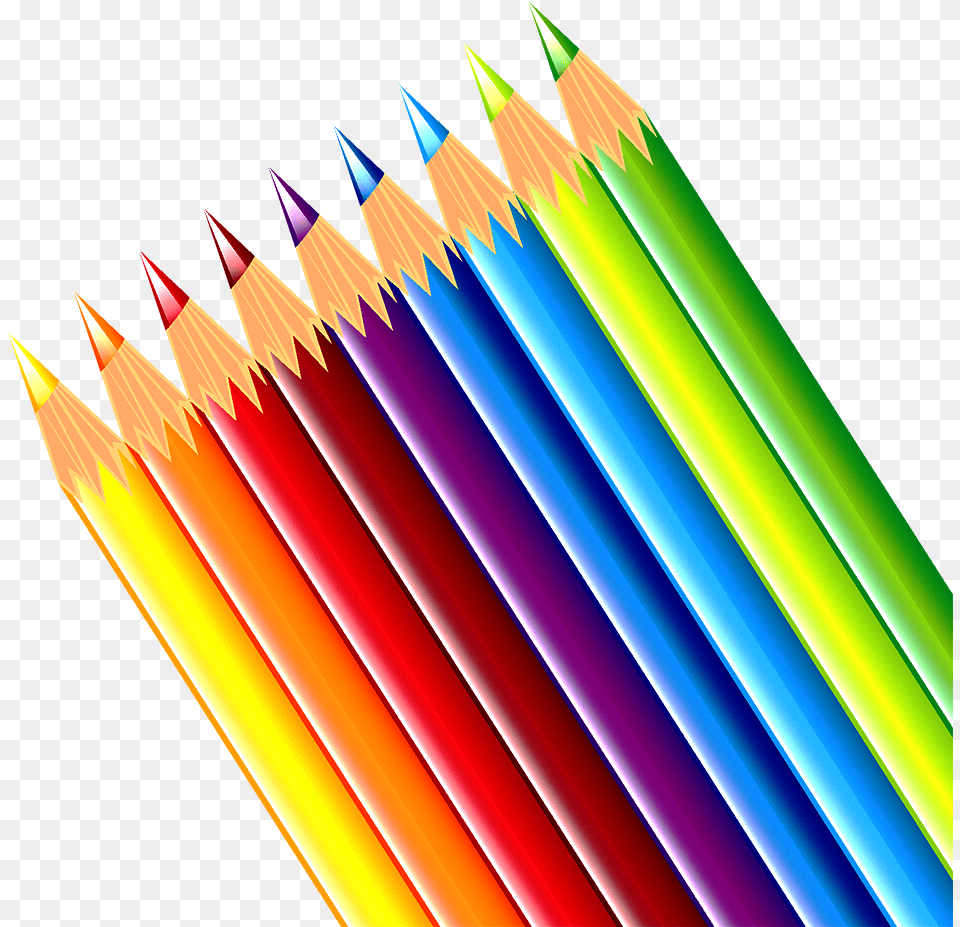 Paper Pencil Clip Art Colorful Colored Pencil Free Png Download