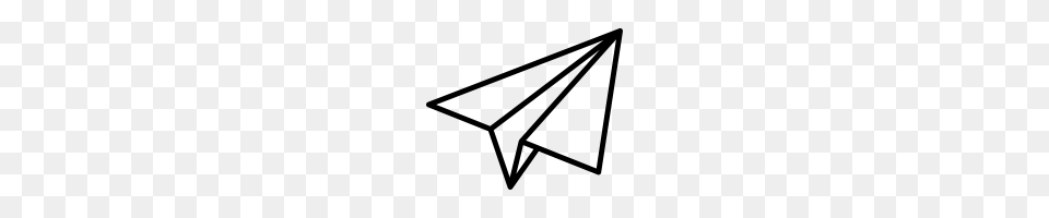 Paper Plane Icons Noun Project, Gray Png