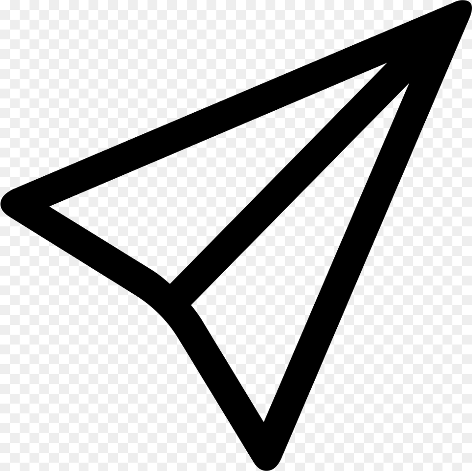 Paper Plane Instagram Send Icon, Arrow, Arrowhead, Weapon, Triangle Free Png