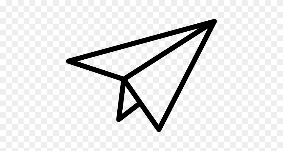 Paper Plane Paper Plane Send Icon With And Vector Format, Gray Free Png