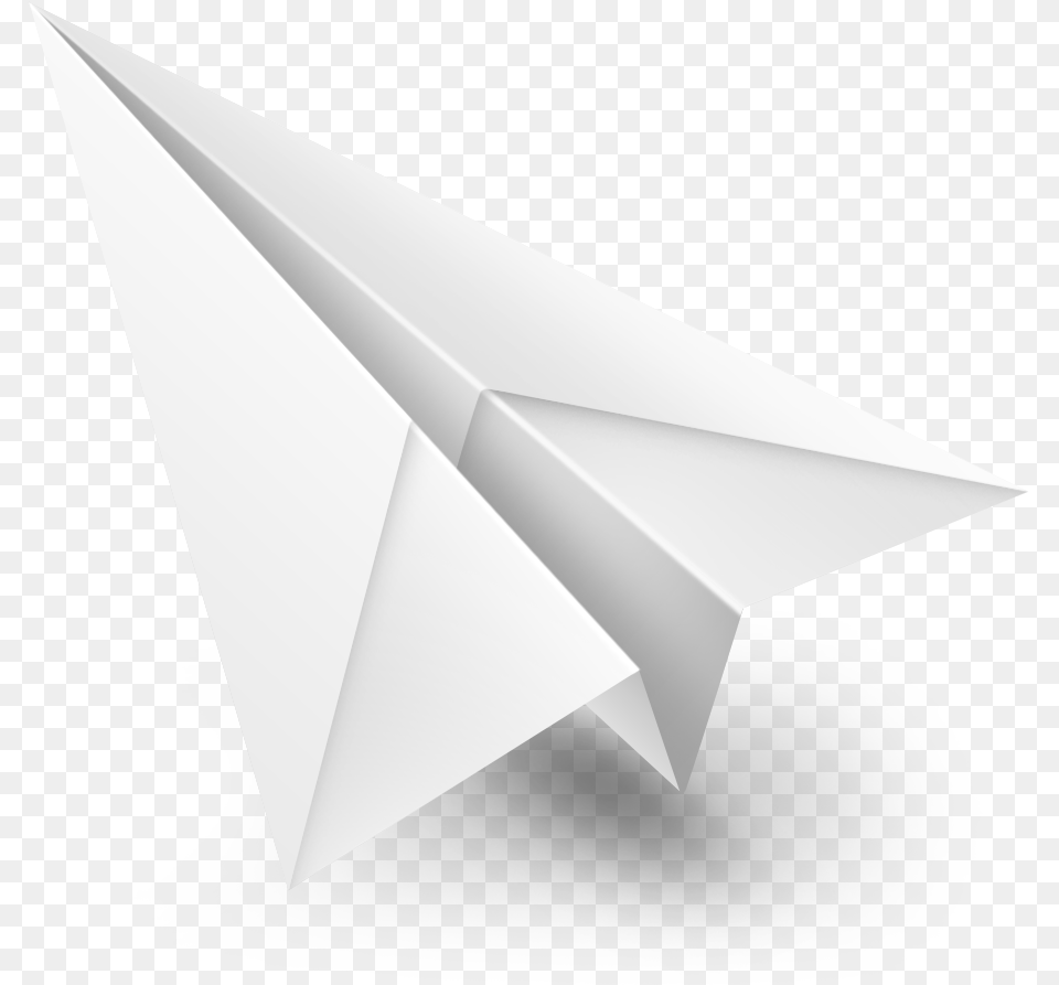Paper Plane White Paper Plane, Art, Origami Png Image