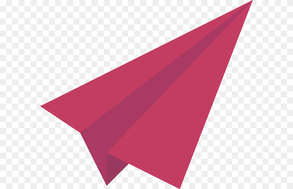 Paper Plane Red Transparent Png Image