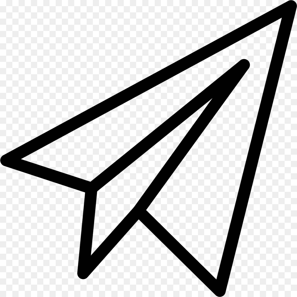Paper Plane Samoletik, Gray Png Image
