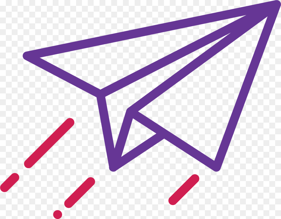 Paper Plane Vector Triangle Free Png