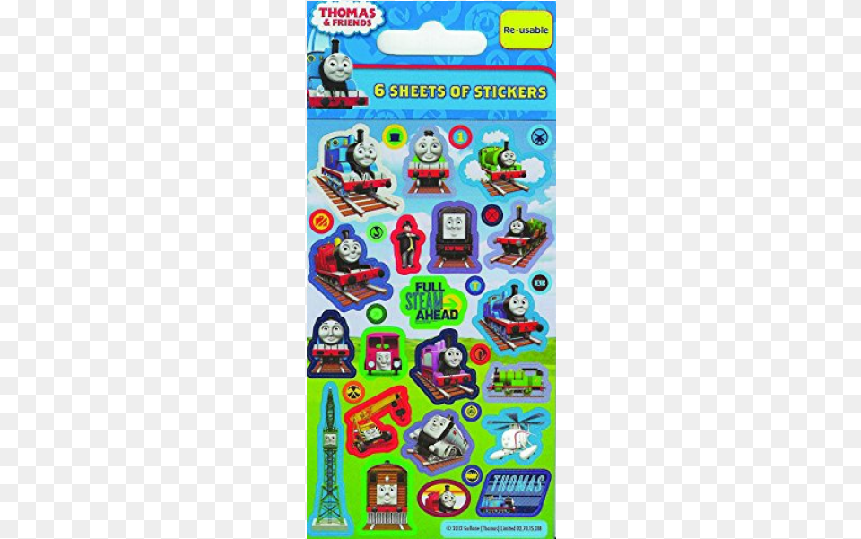 Paper Projects Thomas And Friends Party Pack Stickers Thomas The Tank Engine, Baby, Person, Railway, Train Png