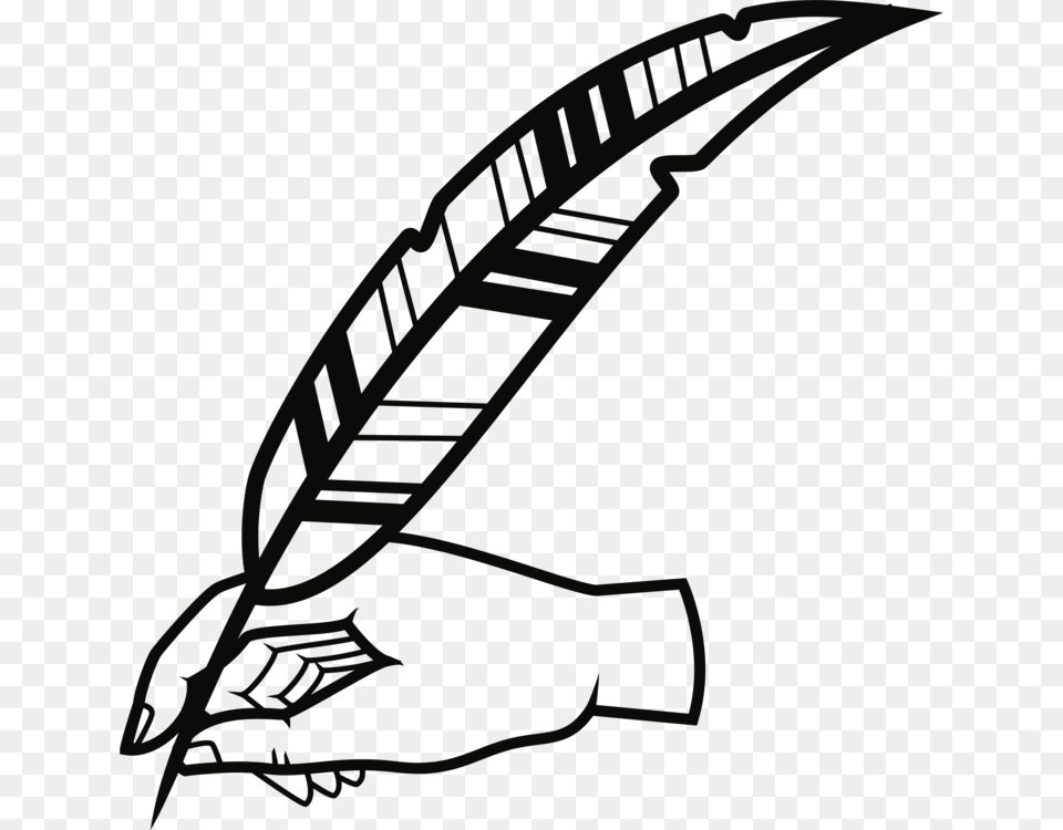 Paper Quill Pens Handwriting Free Png Download