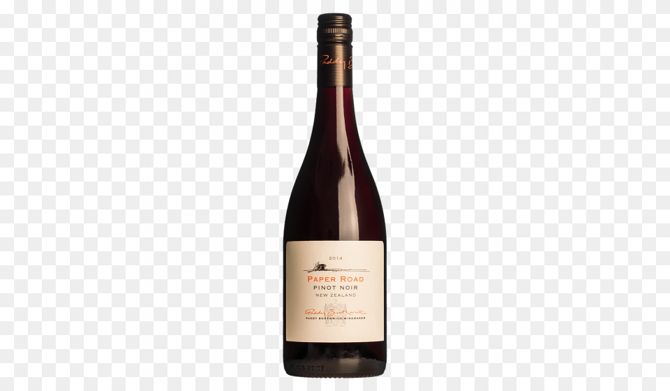 Paper Road Pinot Noir 2015 Domaine De L Hortus Pic Saint Loup Grande Cuvee, Alcohol, Wine, Liquor, Wine Bottle Free Png