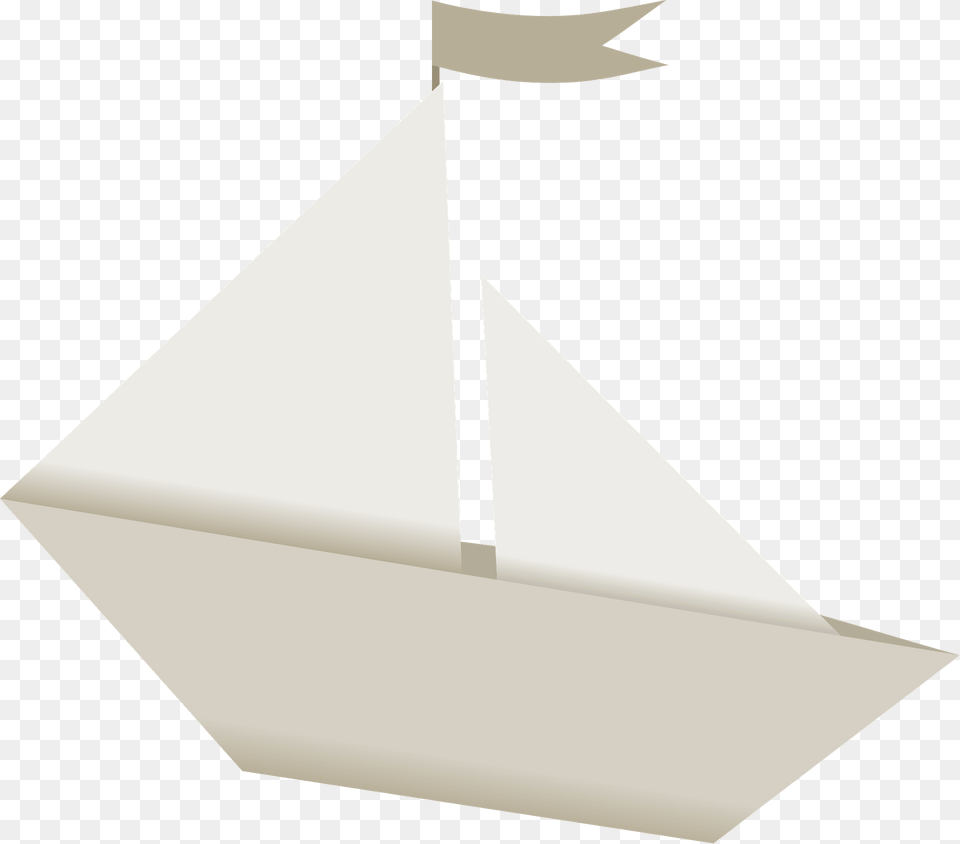 Paper Sailboat Clipart, Boat, Transportation, Vehicle, Triangle Png Image